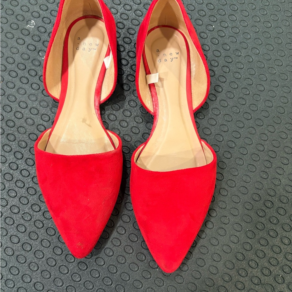 A New Day Women's Red Flats